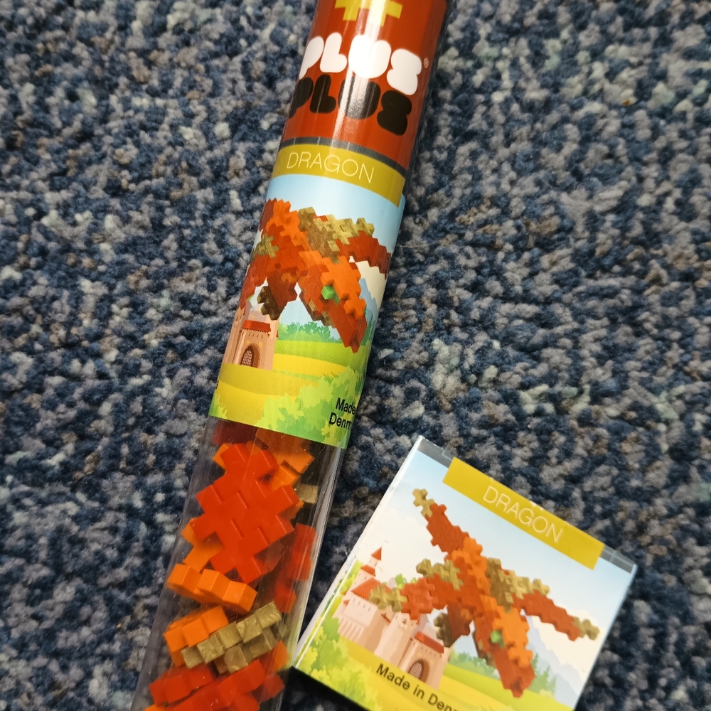 Plus Plus Dragon puzzle
